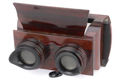 Lot 742 - A Wooden Stereo Slide Viewer