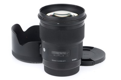 Lot 396 - A Sigma Art f/1.4 50mm DG Lens