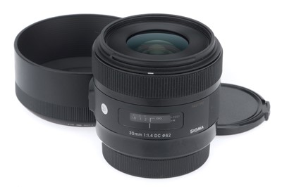 Lot 398 - A Sigma Art f/1.4 30mm DC Lens