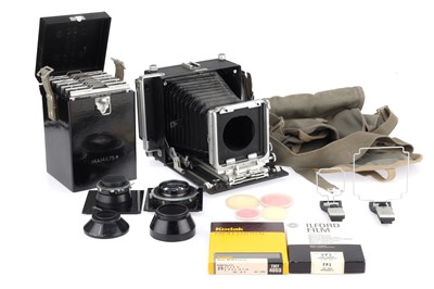Lot 298 - An MPP Micro Technical 5x4 Camera Outfit