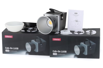 Lot 533 - Two (2) Ulanzi Cob-On L60B LED Studio Lights