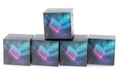 Lot 578 - Five (5) Ulanzi VL49 RGB Pro LT001 LED Camera Lights