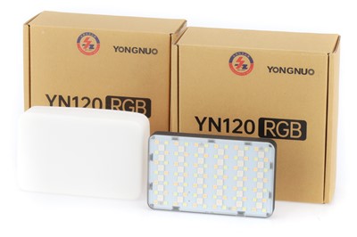 Lot 545 - Two (2) Yongnuo YN120 RGB Video Light
