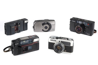 Lot 140 - A Group of Compact 35mm Cameras