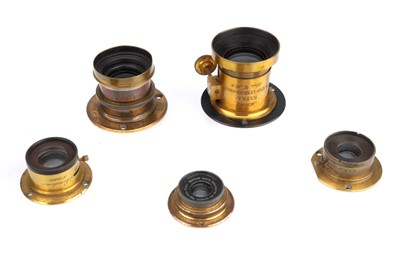Lot 390 - A Small Group of Brass Lenses