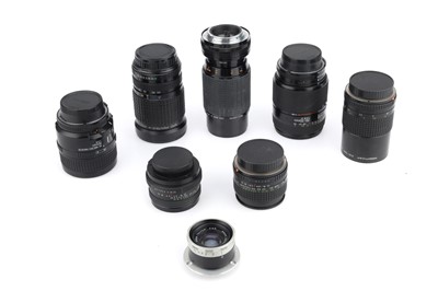 Lot 454 - A Group of Camera Lenses