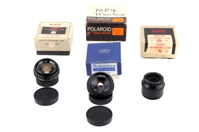 Lot 411 - A Selection of Enlarger Lenses