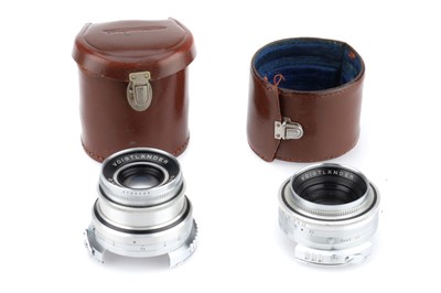 Lot 415 - A Pair of Voigtlander Camera Lenses