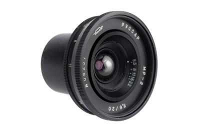 Lot 414 - A Krasnogorsk Russar f/5.6 20mm Lens