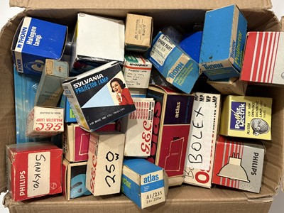 Lot 587 - A Collection of Projector Lamps & Bulbs