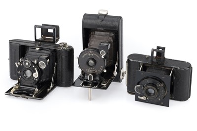Lot 278 - A Group of Pocket Folding Cameras