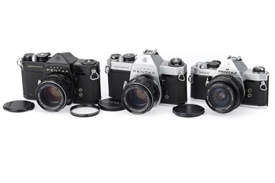 Lot 234 - A Group of Pentax 35mm SLR Cameras