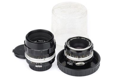 Lot 378 - A Pair of Nikon 35mm Lenses