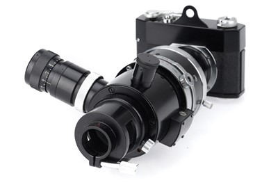 Lot 412 - A Nikon Microscope Attachment and Camera