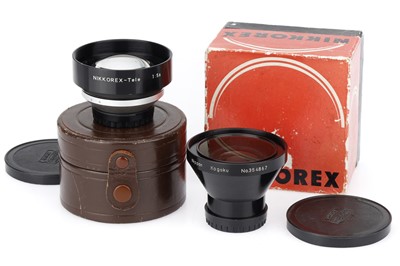 Lot 411 - A Pair of Nippon Kogaku Nikkorex Lens Adapters