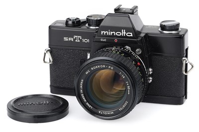 Lot 131 - A Minolta SRT101 35mm SLR Camera