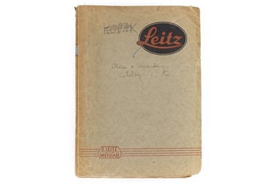 Lot 62 - A Bound Collection of Early Leitz Product Catalogues