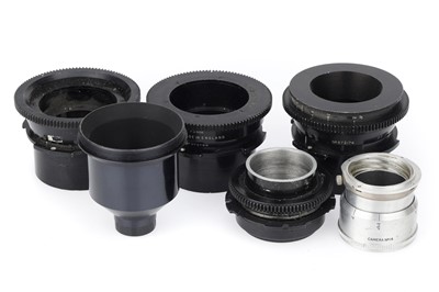 Lot 346 - A Group of Geared Lens Mount Components