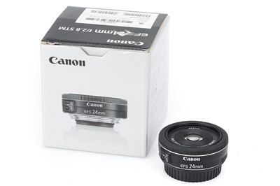 Lot 344 - A Canon EFS f/2.8 24mm STM Lens