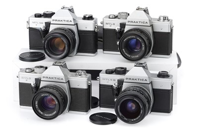 Lot 140 - A Group of Praktica Cameras
