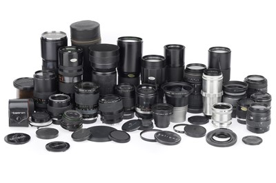 Lot 322 - A Mixed Selection of Camera Lenses