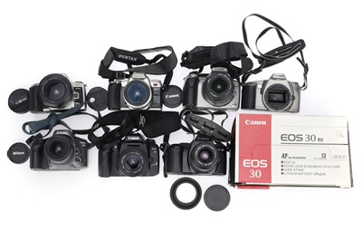 Lot 176 - A Selection of 35mm SLR Cameras