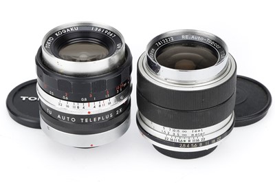 Lot 327 - Two Topcon Topcor Camera Lenses