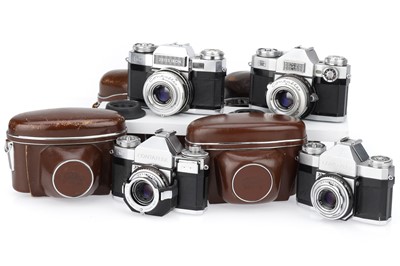 Lot 319 - A Group of Zeiss Ikon Contaflex Cameras
