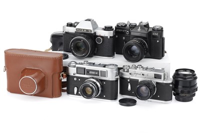 Lot 318 - A Group of Soviet Cameras