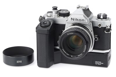 Lot 125 - A Nikon FM 35mm SLR Camera