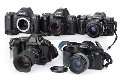 Lot 195 - A Group of 35mm SLR Cameras