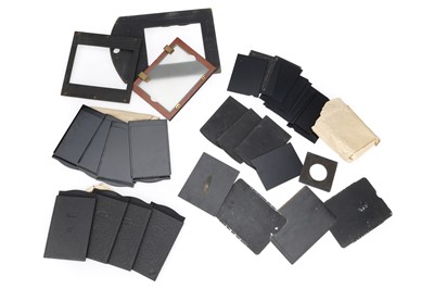 Lot 435 - Selection of Various Plate Holders & Large Format Camera Parts