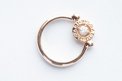 Lot 39 - A 18ct Rose Gold Bvlgari Diamond Ring
