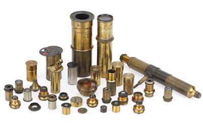 Lot 468 - Collection of Microscope & Optical Instrument Lenses