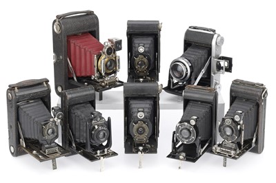 Lot 303 - A Selection of Folding Cameras