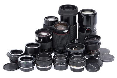 Lot 407 - A Group of Camera Lenses