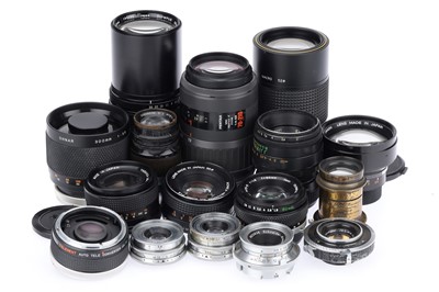 Lot 409 - A Group of Camera Lenses