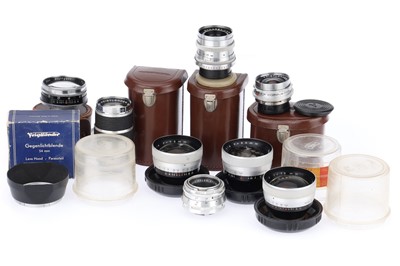 Lot 411 - A Group of Camera Lenses