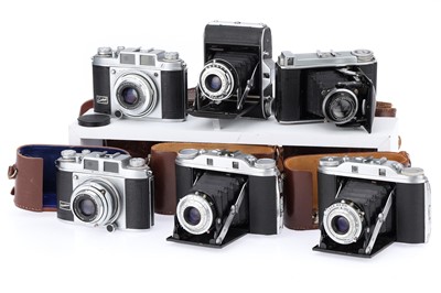 Lot 345 - A Group of Folding and Collapsible Cameras