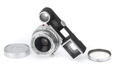 Lot 13 - A Leitz Wetzlar Summaron f/3.5 5cm Lens with Goggles