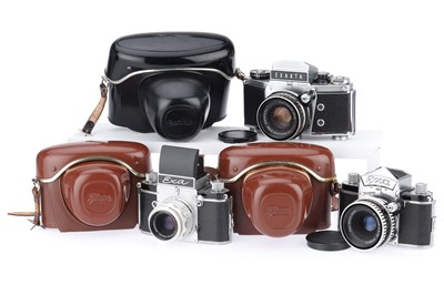 Lot 186 - A Group of Ihagee Cameras