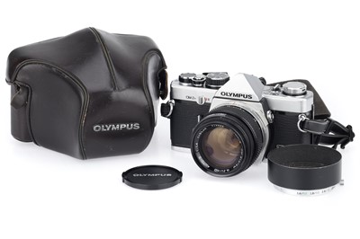 Lot 191 - An Olympus OM-2N 35mm SLR Camera