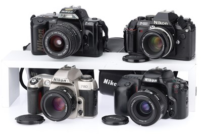 Lot 62 - A Group of Nikon 35mm SLR Cameras