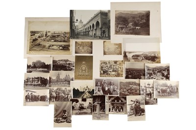 Lot 449 - Albumen Prints of Port Said, Algeria, Canada, India