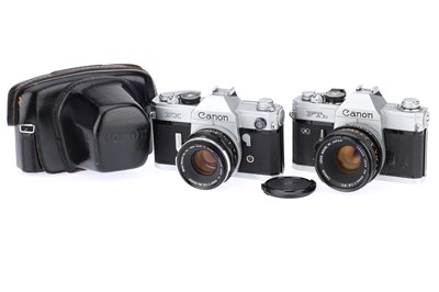 Lot 239 - A Pair of Canon 35mm SLR Cameras