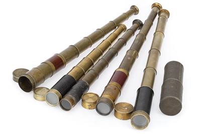 Lot 692 - A Collection of 19th Century Small Telescopes
