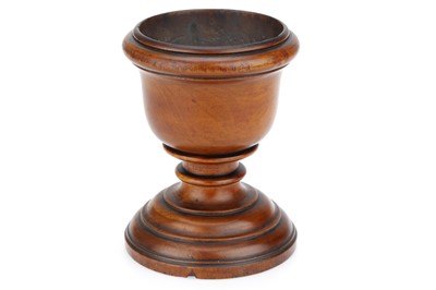 Lot 604 - Large Treen Salt Container