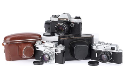 Lot 178 - A Selection of Soviet 35mm SLR Cameras