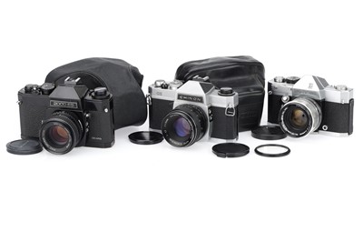 Lot 155 - A Group of 35mm SLR Cameras