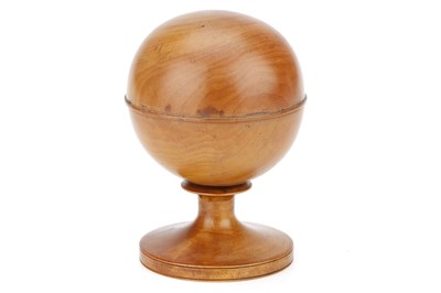 Lot 624 - Treen - Apothecary's Boxwood Pill Silverer